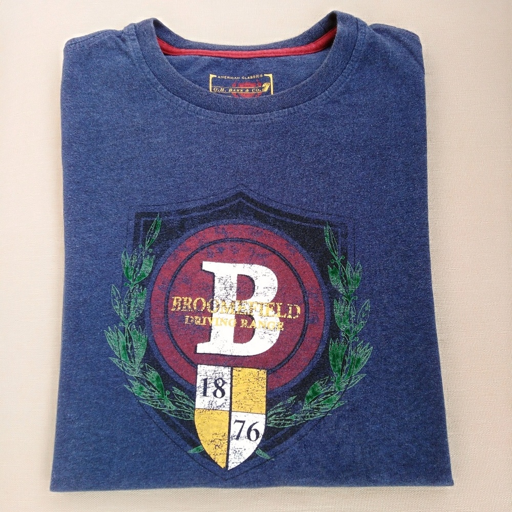 Vintage BASS men's round neck S/S Tshirt